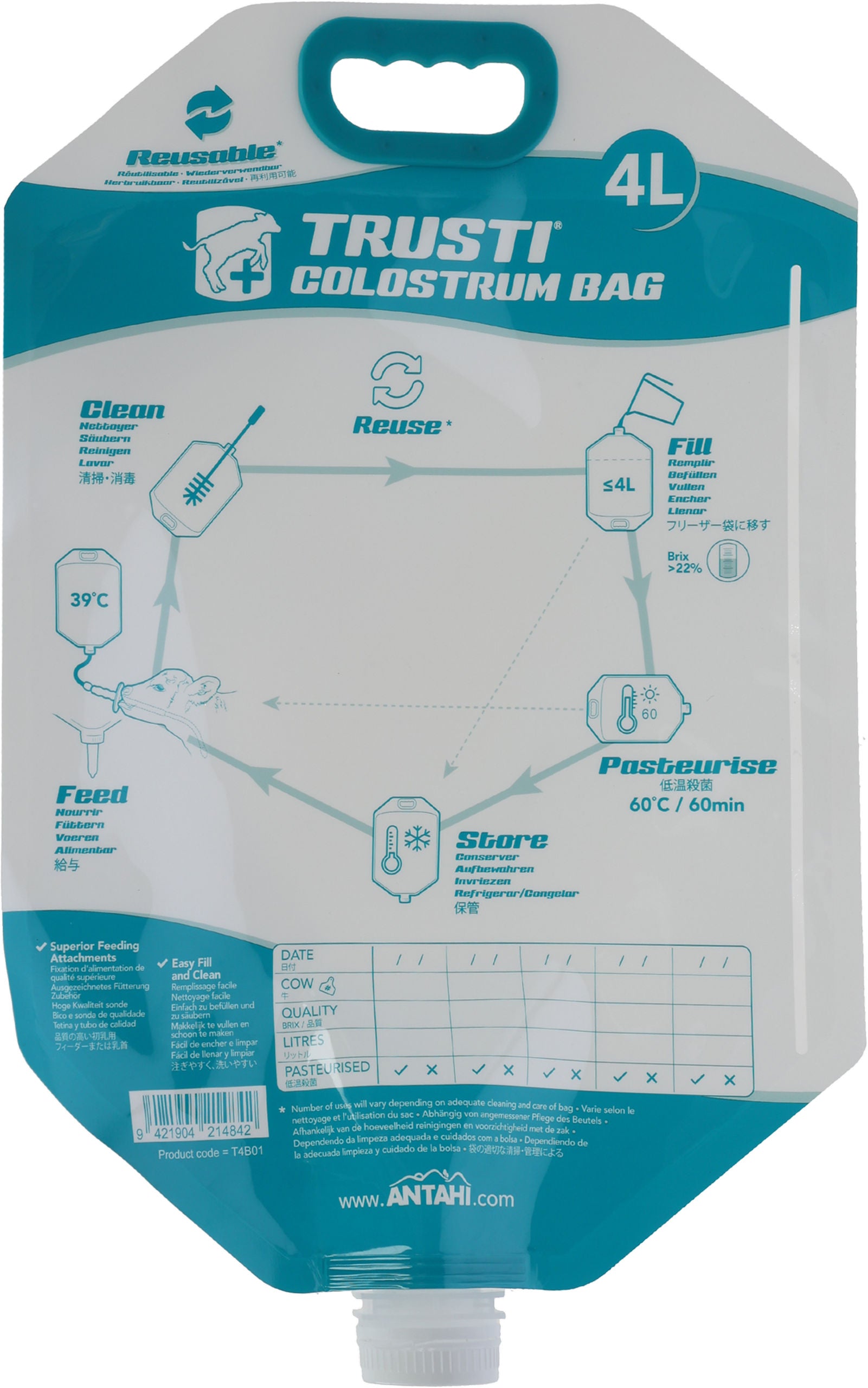 Antahi Colostrum Bag 4 l 10 kos
