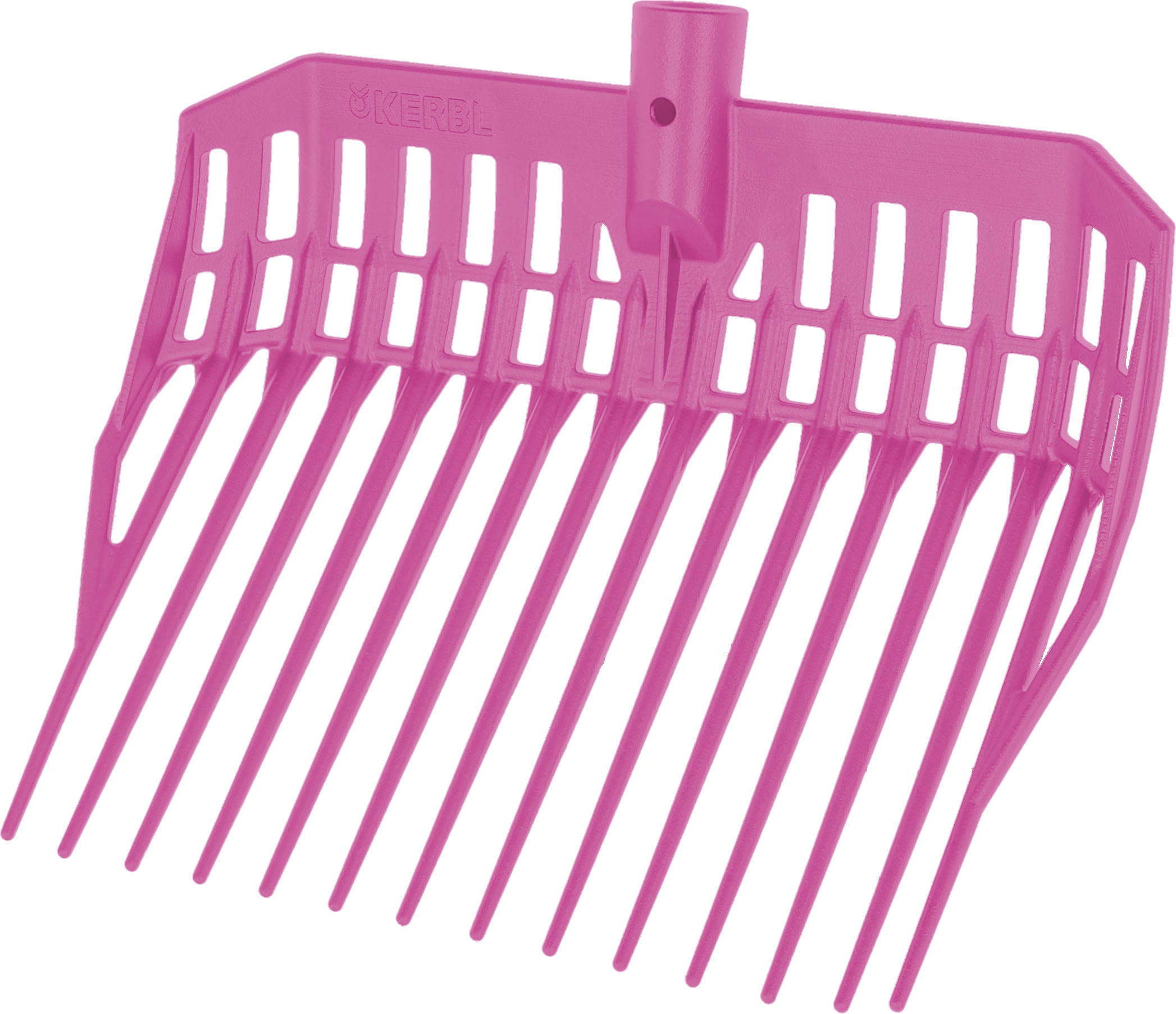 Vile za gnoj EcoFork Mini pink brez ročaja