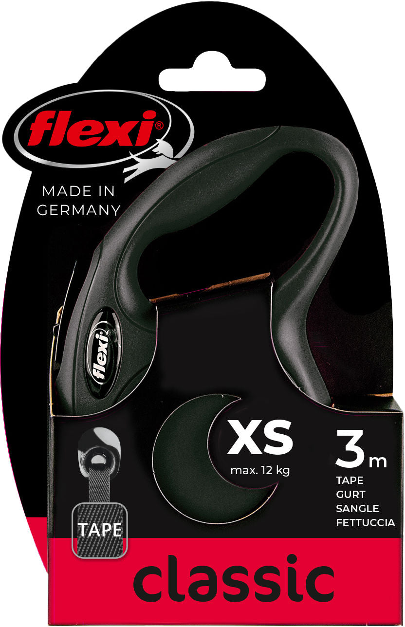 POVODEC Flexi Classic-Tape XS 3m/12kg - crn