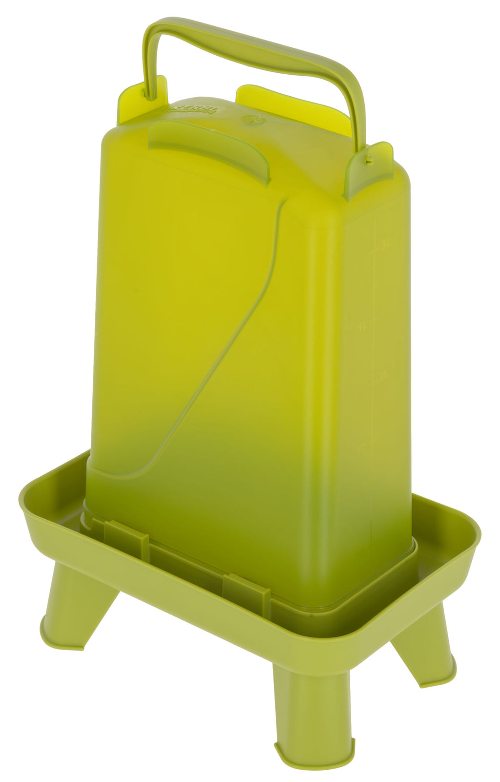 Napajalnik za perutnino 3,5L pravokoten, plastičen, zelen