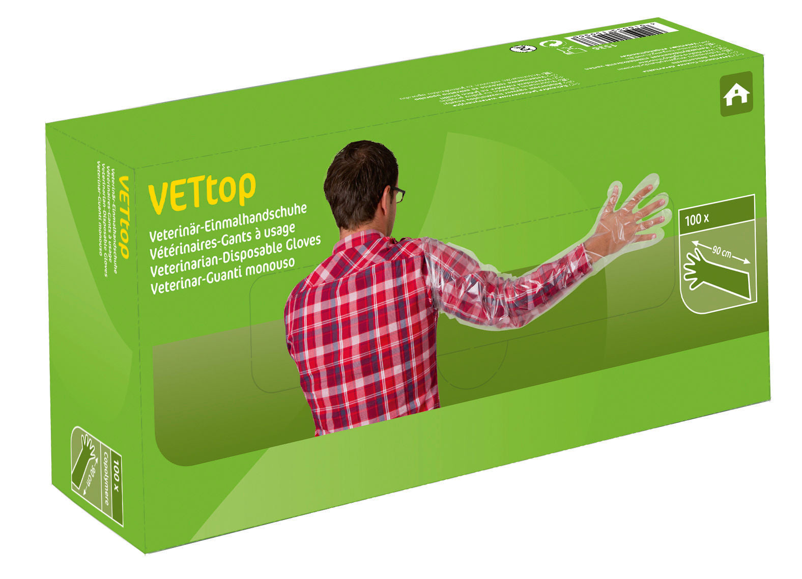 ROKAVICE veterinarske 90cm - VETtop (100kos)*