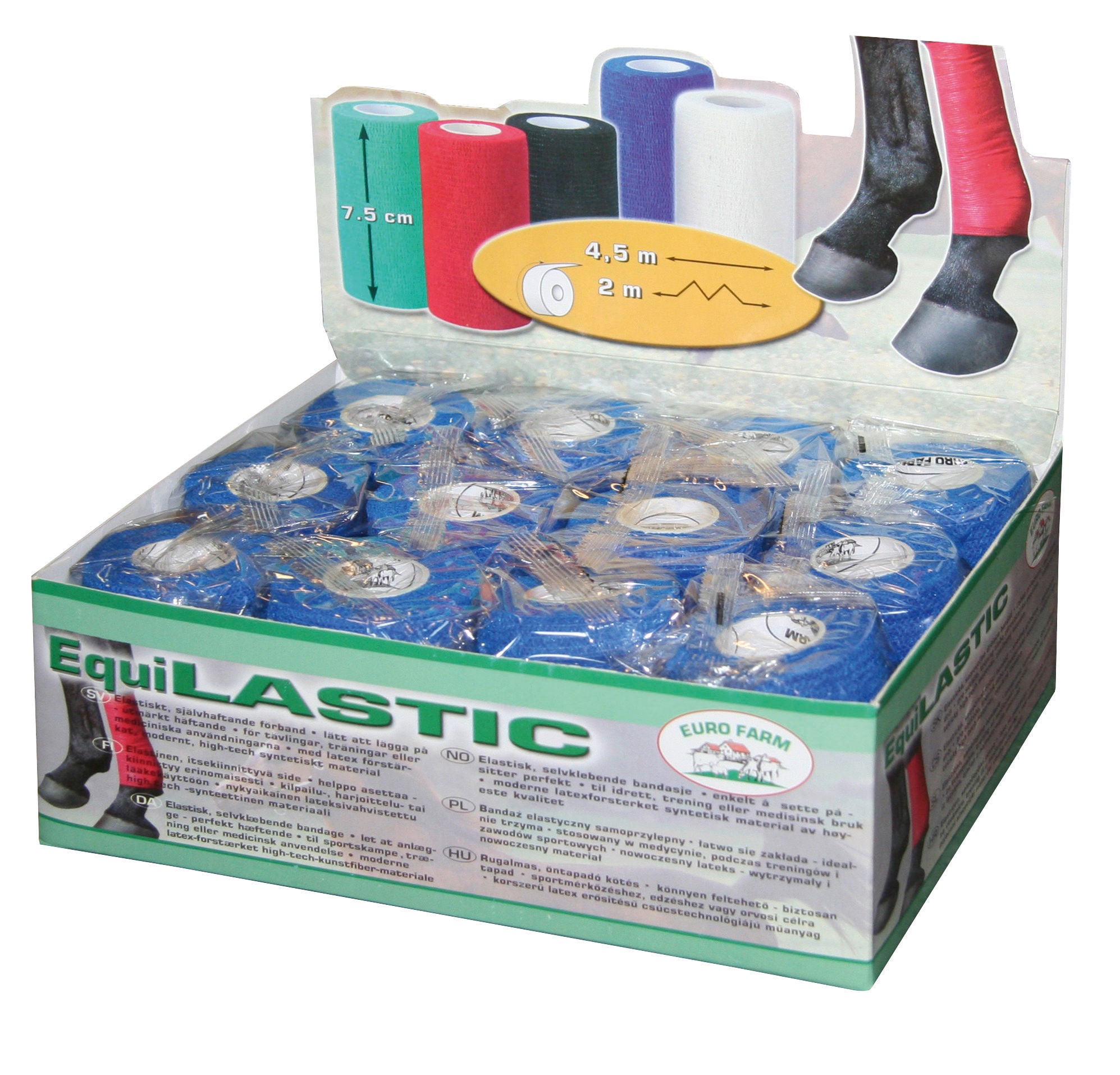 POVOJ EquiLastic  7,5cm × 4,5m moder