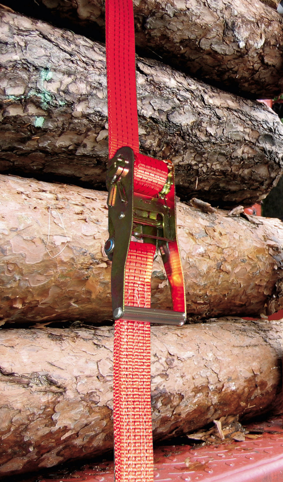 JERMEN  8m × 50mm trikotni kavelj - 5000kg rdec
