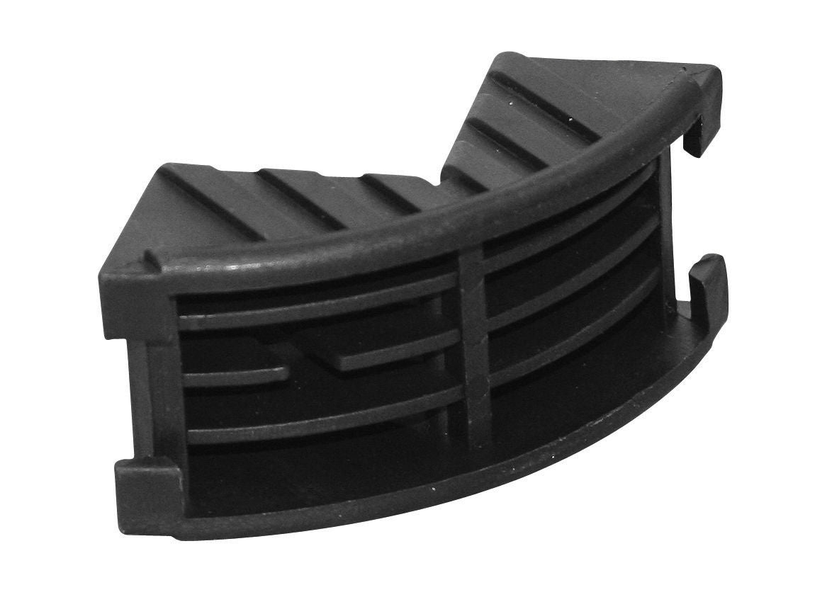 ŠCITNIKI za trak 25mm za robove - crn (10 kos)