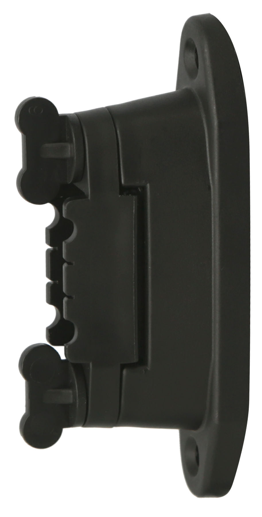 Profesionalen kotni/linijski izolator, crn, za 4cm-trak