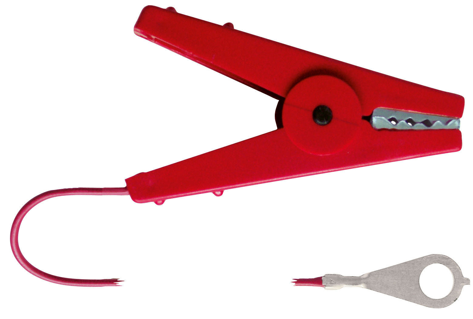 PRIKLJUCNI kabel za ograjo s sponko