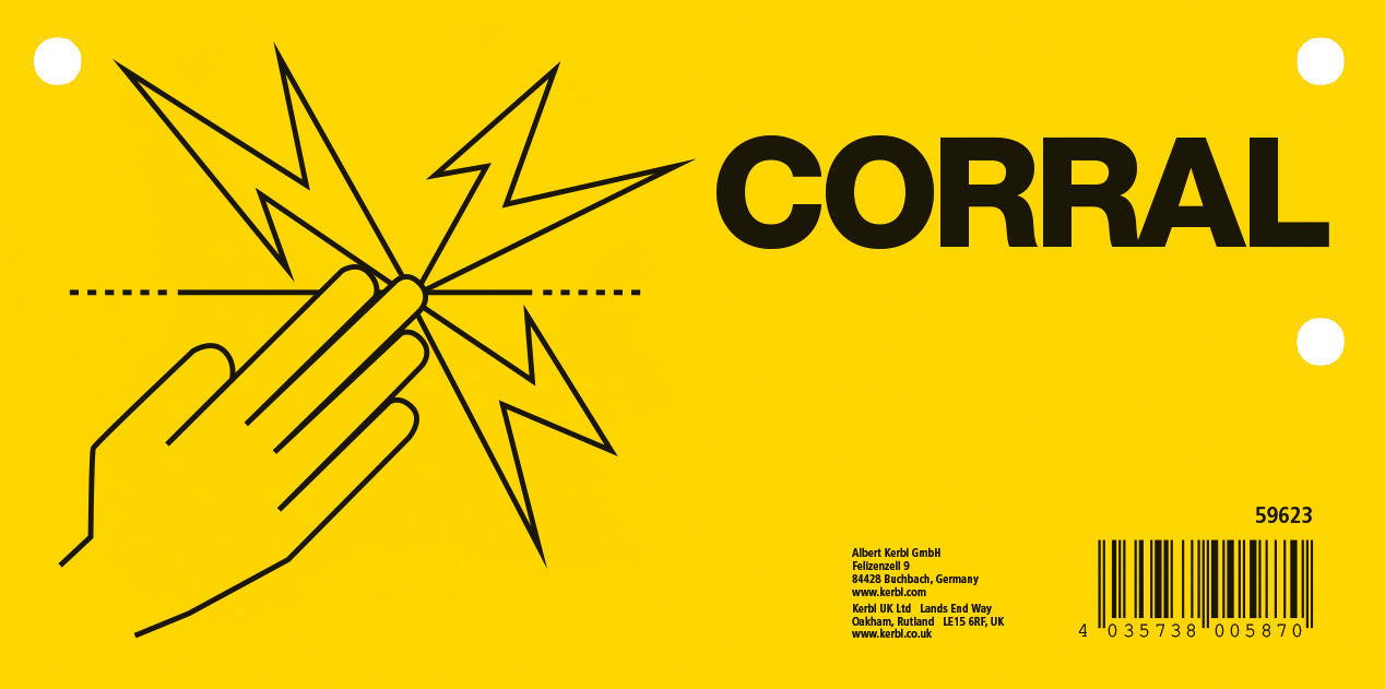 TABLICA opozorilna - Corral