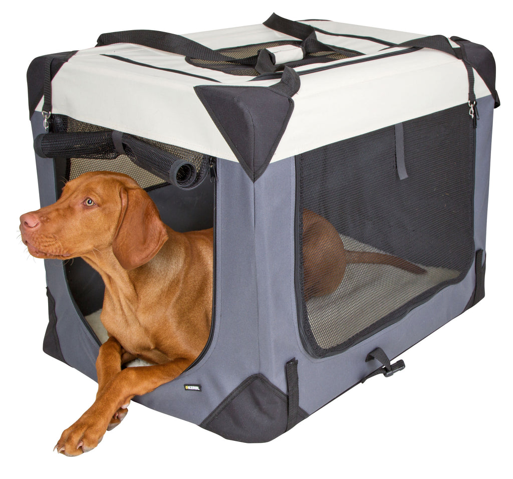 TRANSPORTNI box Journey siva/bež - 81x58x58cm