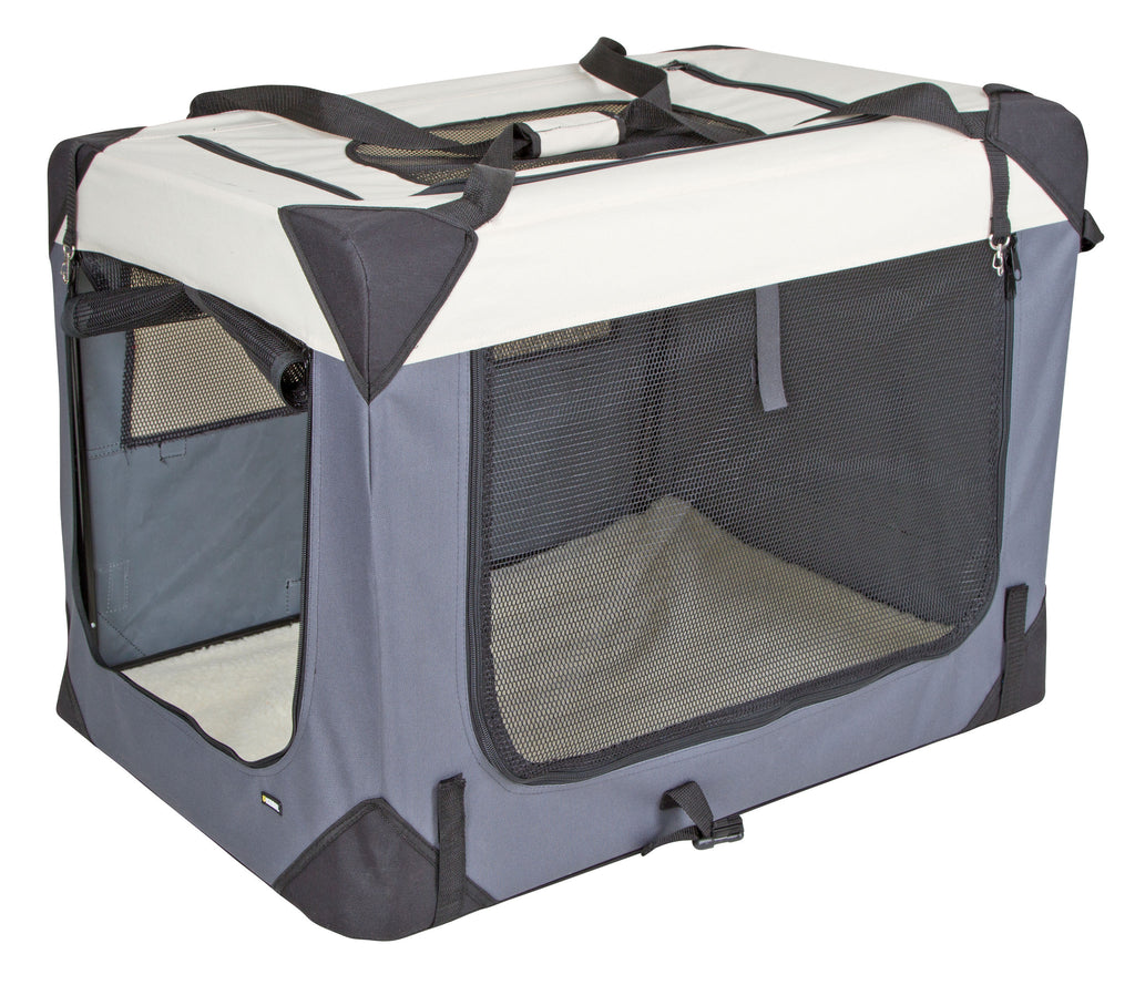 TRANSPORTNI box Journey siva/bež - 91x63,5x63,5cm