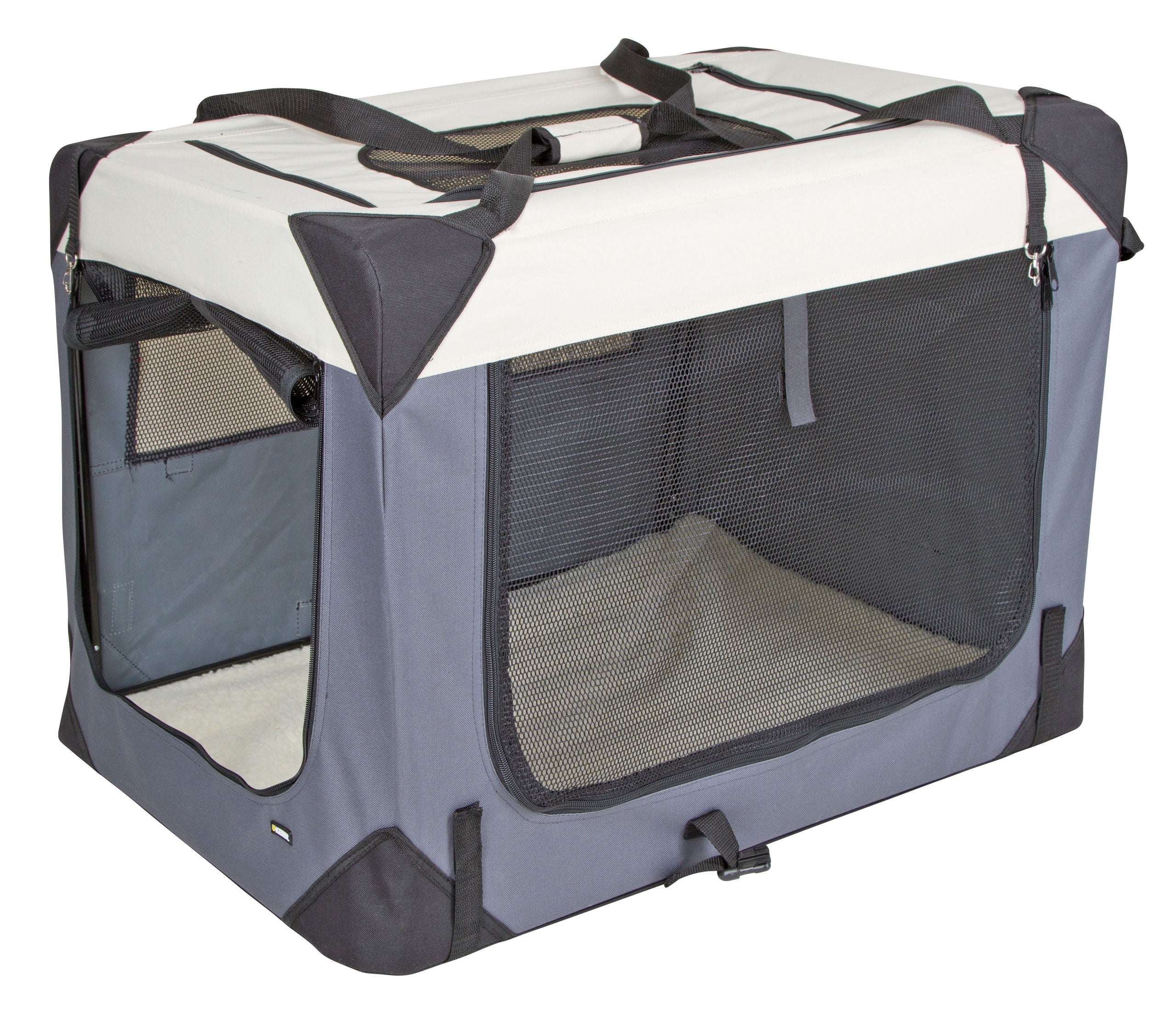 TRANSPORTNI box Journey siva/bež - 91x63,5x63,5cm