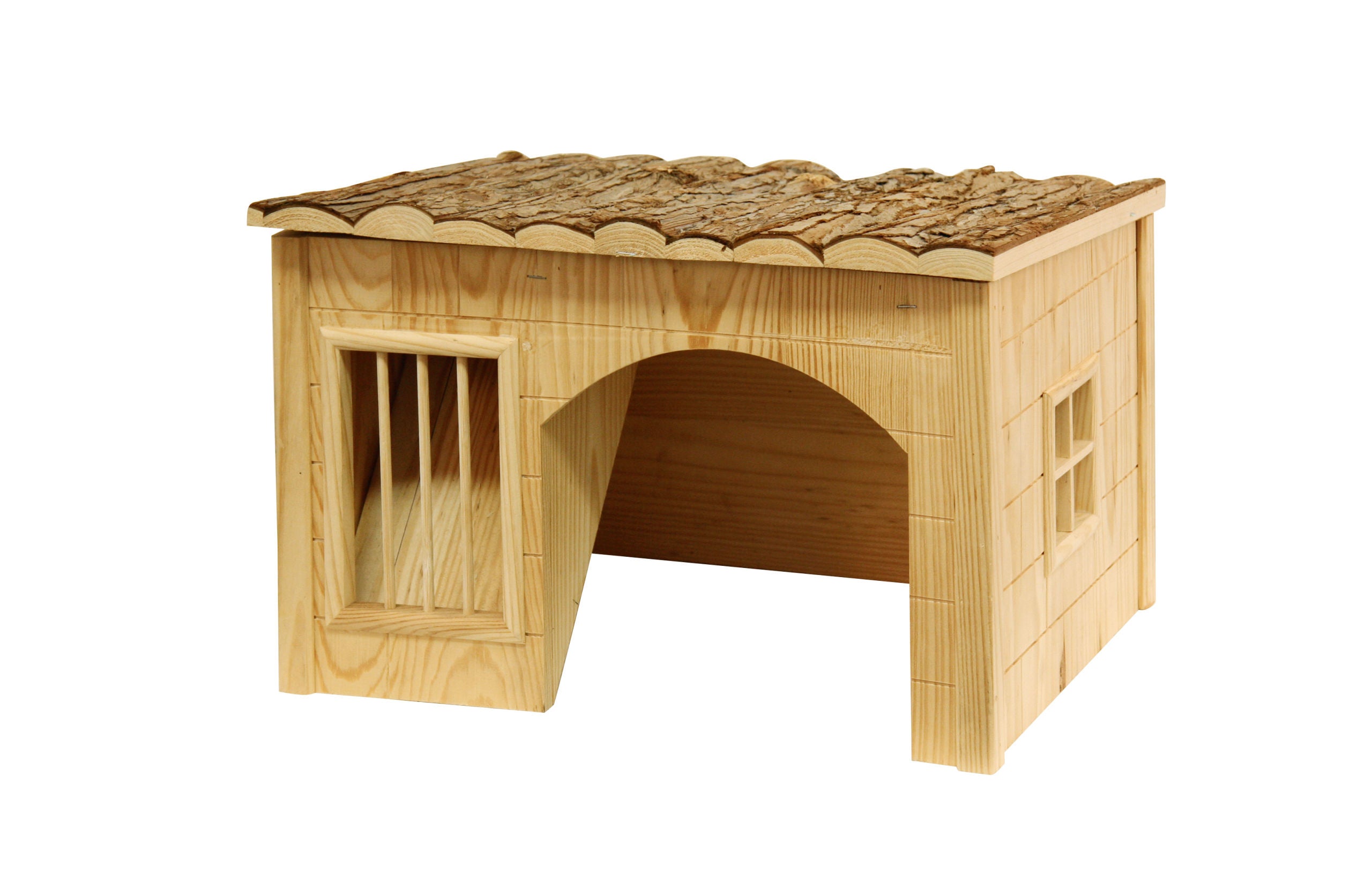Hišica NATURE PLUS z jaslimi, 54 x 41 x 30 cm