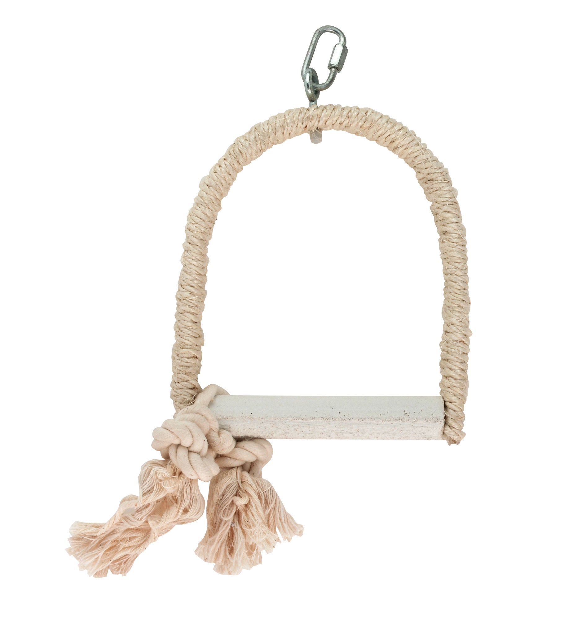 Sisal gugalnica z apneno precko za sedenje, 12x16x2cm
