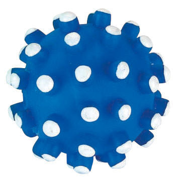 Vinilna žoga za igranje ca. 12 cm z vozli + piskalom