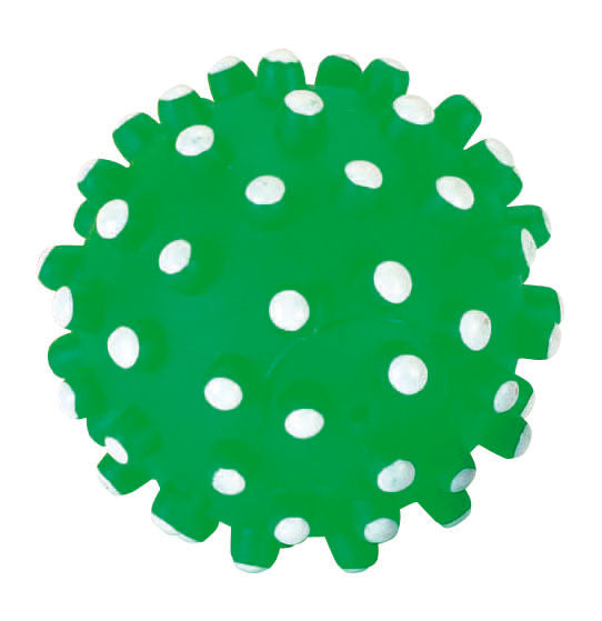Vinilna žoga za igranje ca. 12 cm z vozli + piskalom