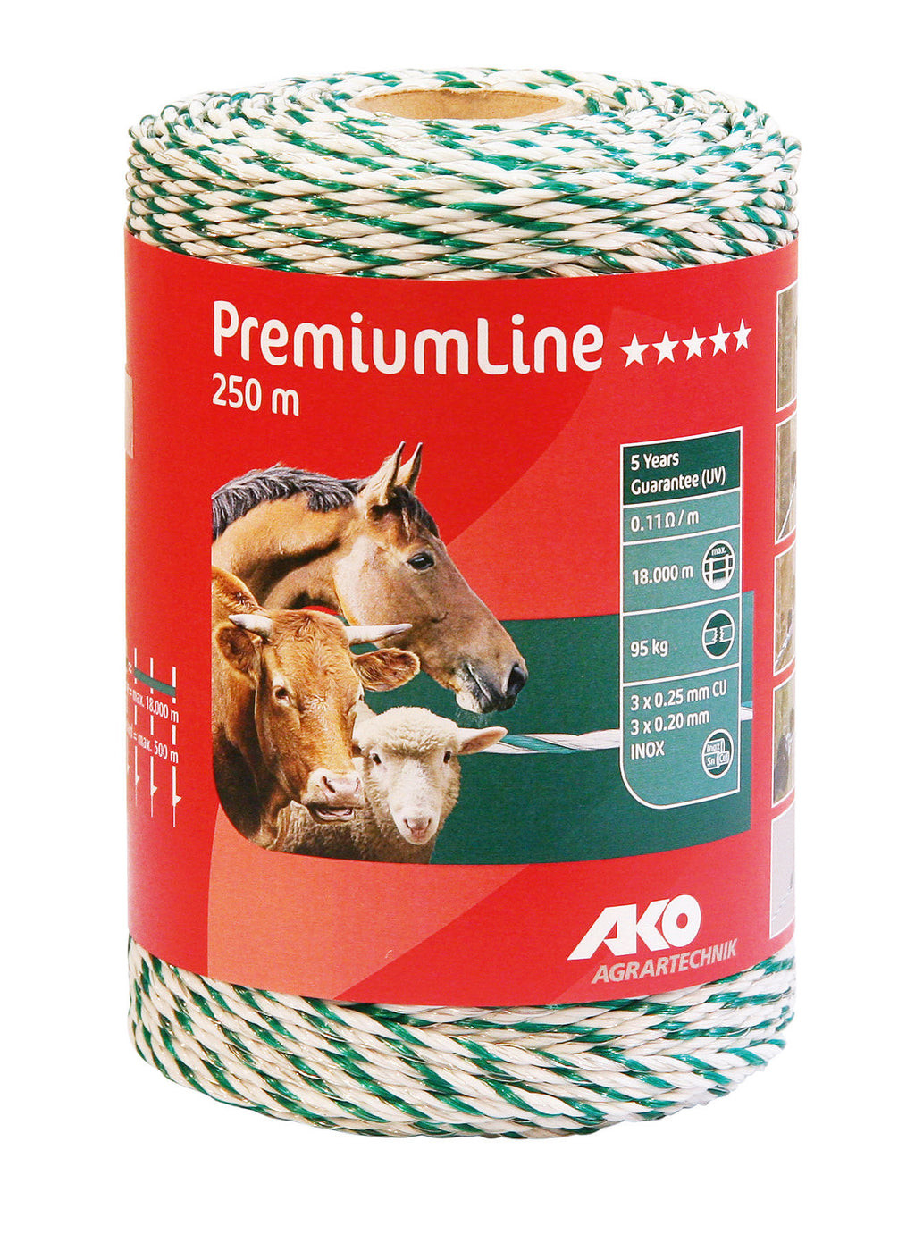 ŽICA PREMIUM zelena (95kg) - 250m