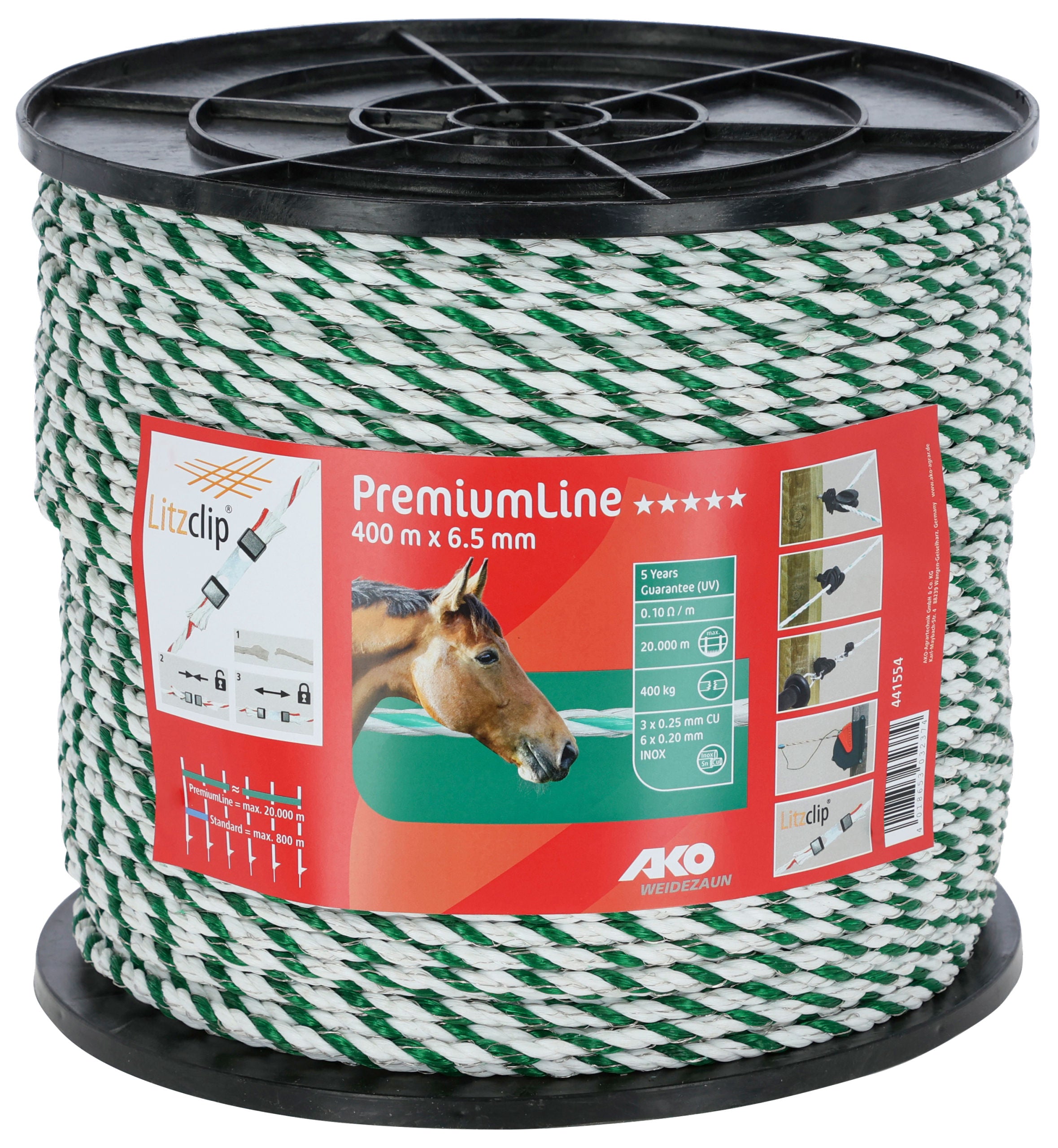VRV PREMIUM zelena 6,5mm (400kg) - 400m