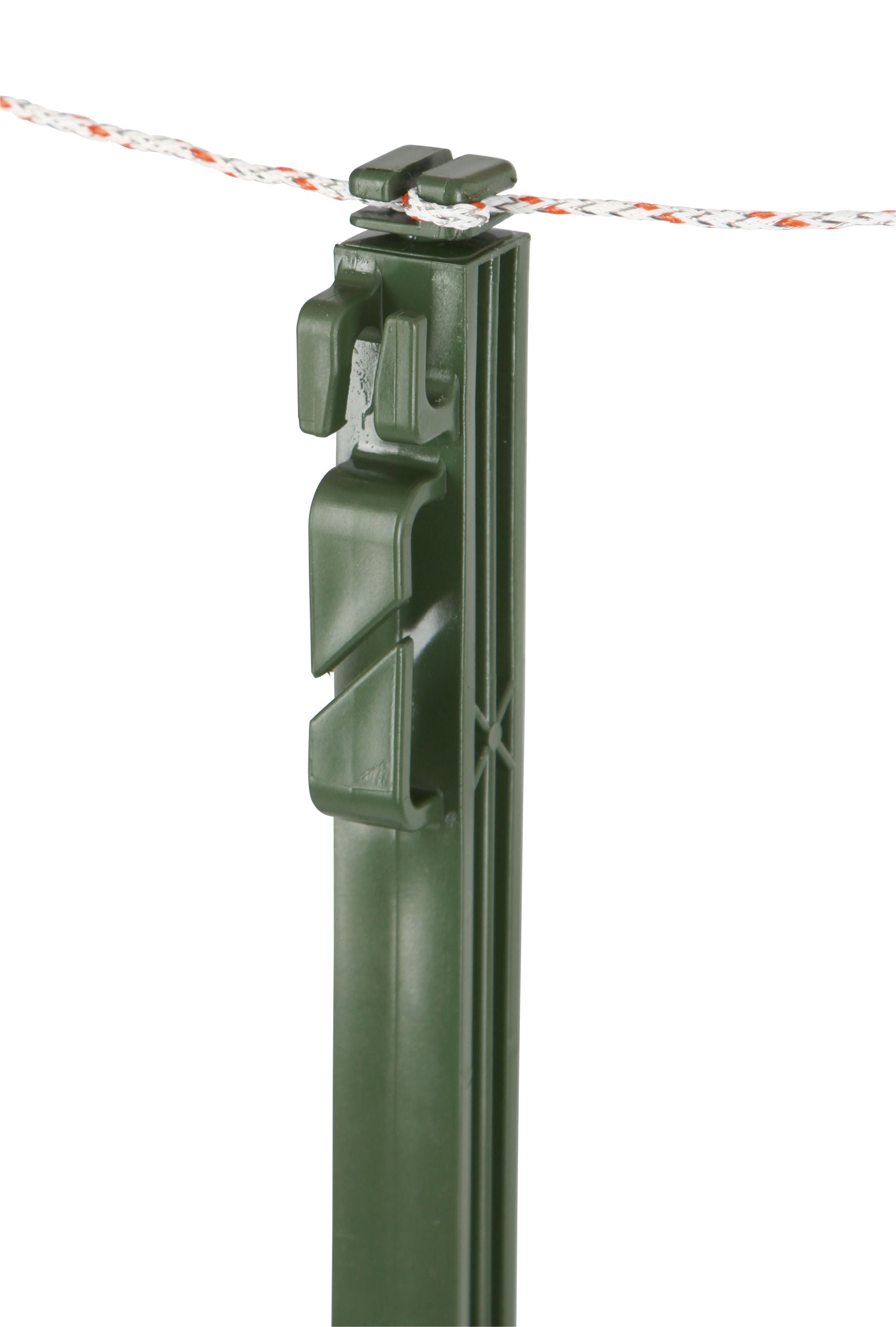 PALICA Fiberglass 114cm z 10 izolatorji - zelena (5kos)