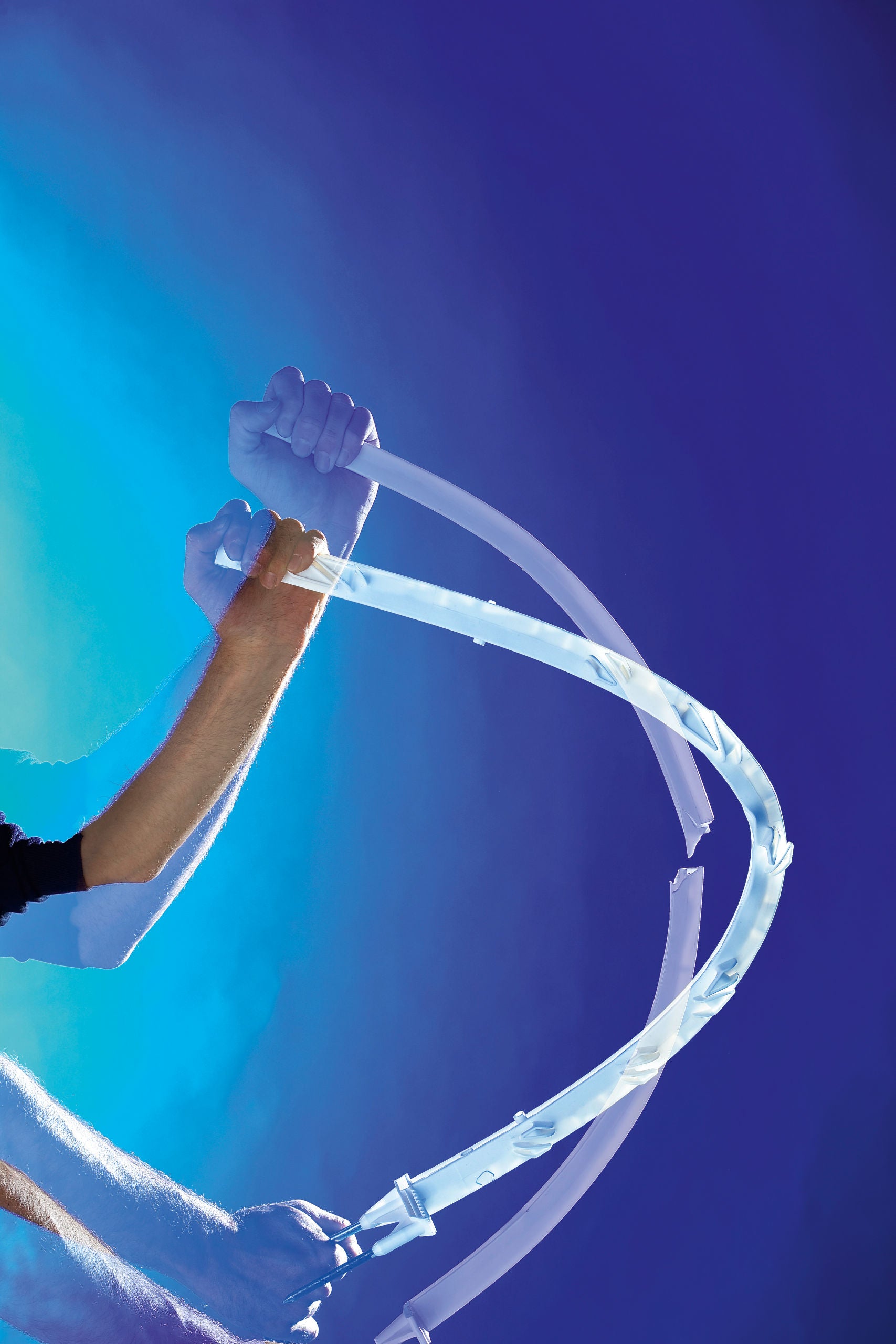 PALICA Titan 157cm z 12 izolatorji, dvojna peta (5kos)