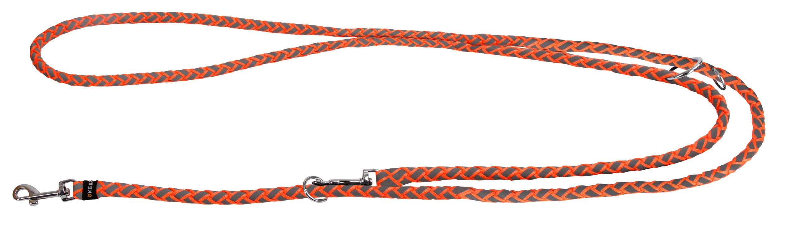 POVODEC odsevni Maxi Safe 200cm/12mm - oranž