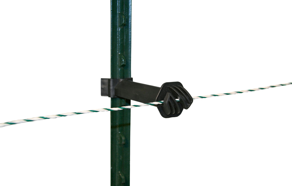 IZOLATOR odmicni T-post - crn (25kos)