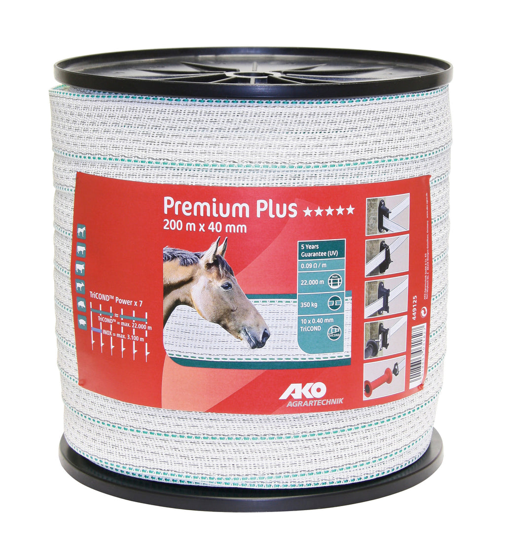 TRAK 40mm PREMIUM Plus zelen (350kg) - 200m